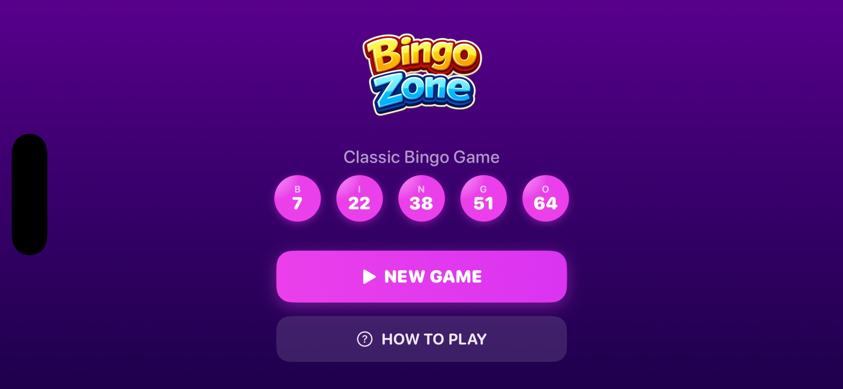 BingoZone on iPhone